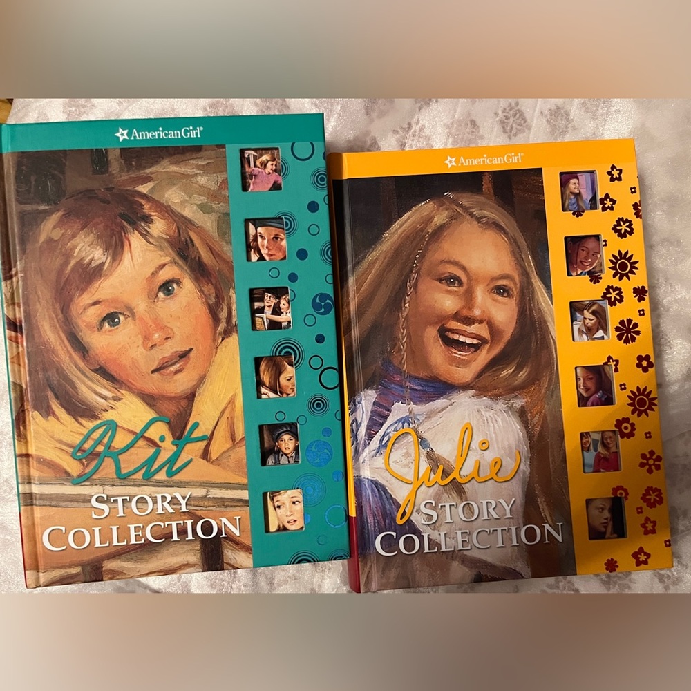 American Girl Story Collection Julie and Kit hard cover . “ bundle”.